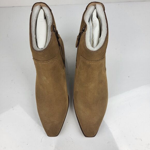 Cole Haan Naia Women's Booties Pointed Toe Block Heel Brown Size 7.5 US - Picture 7 of 10